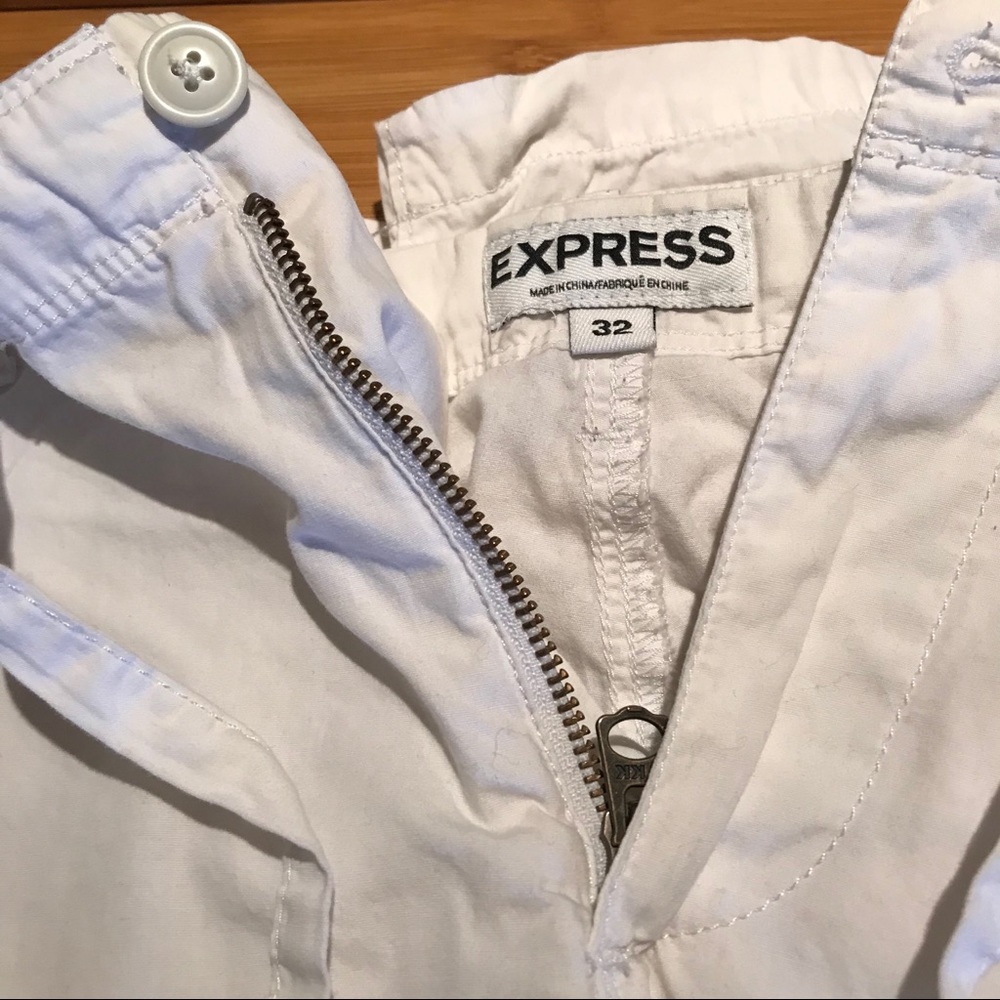 Express White Shorts